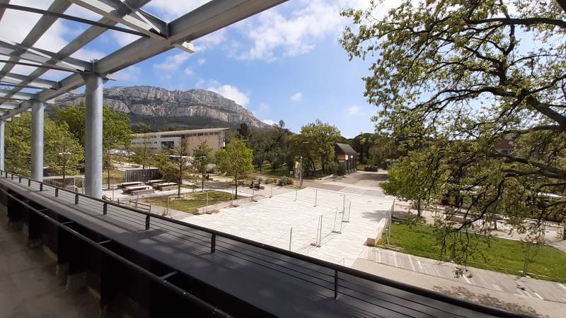 Vue de la future cafétéria