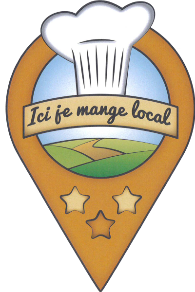 Label Ici Je Mange Local